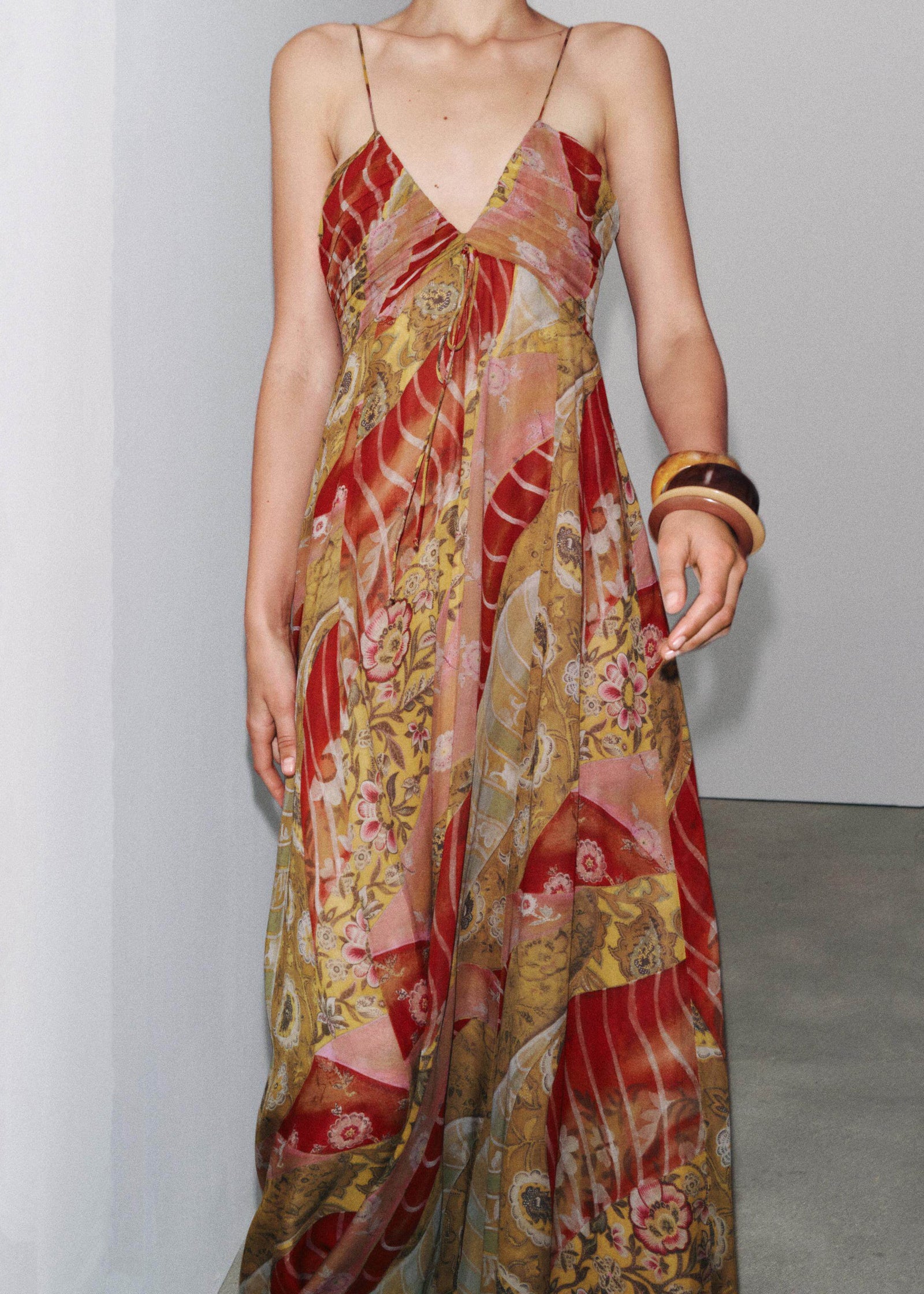 Robe d'Été Femme Bohème Col V Dos Nu 4