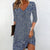 Robe d'Été Femme Imprimée Décontractée Tissu Léger 1