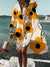 Robe d'Été Femme Midi Fluide Tissu Léger 2