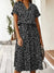 Robe d'Été Vintage Femme à Manches Mi-Longues en Tissu Léger 6