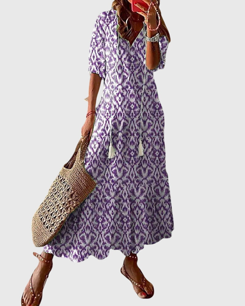 Robe d'été Bohème Vintage Femme 2