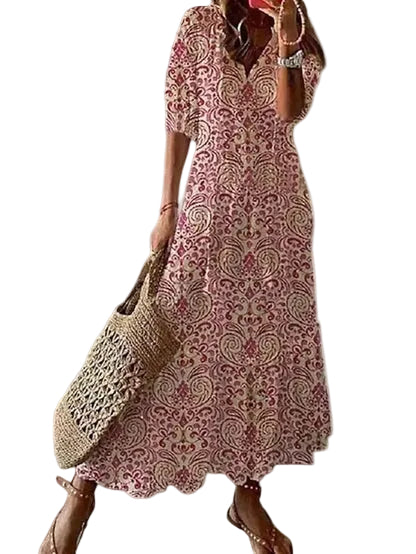 Robe d'été Bohème Vintage Femme 3