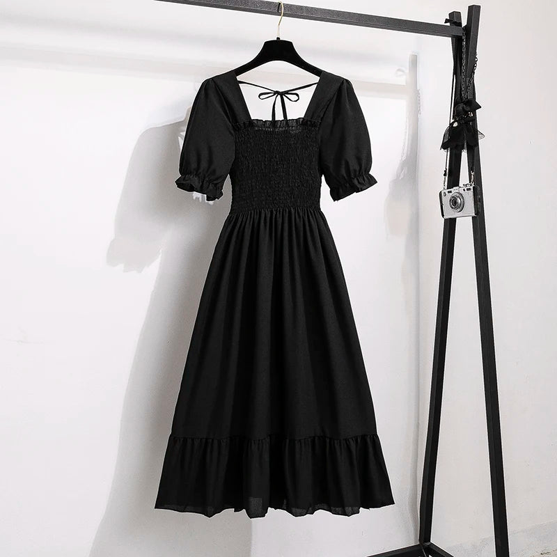 Robe d'été Bohème à Manches Courtes 22