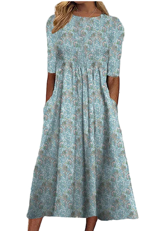 Robe d'été Boho à poches pour femmes 0
