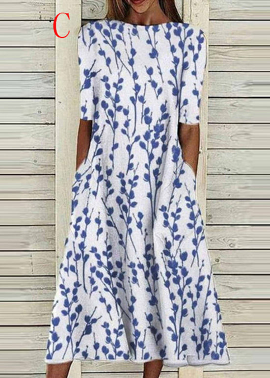 Robe d'été Boho à poches pour femmes 2