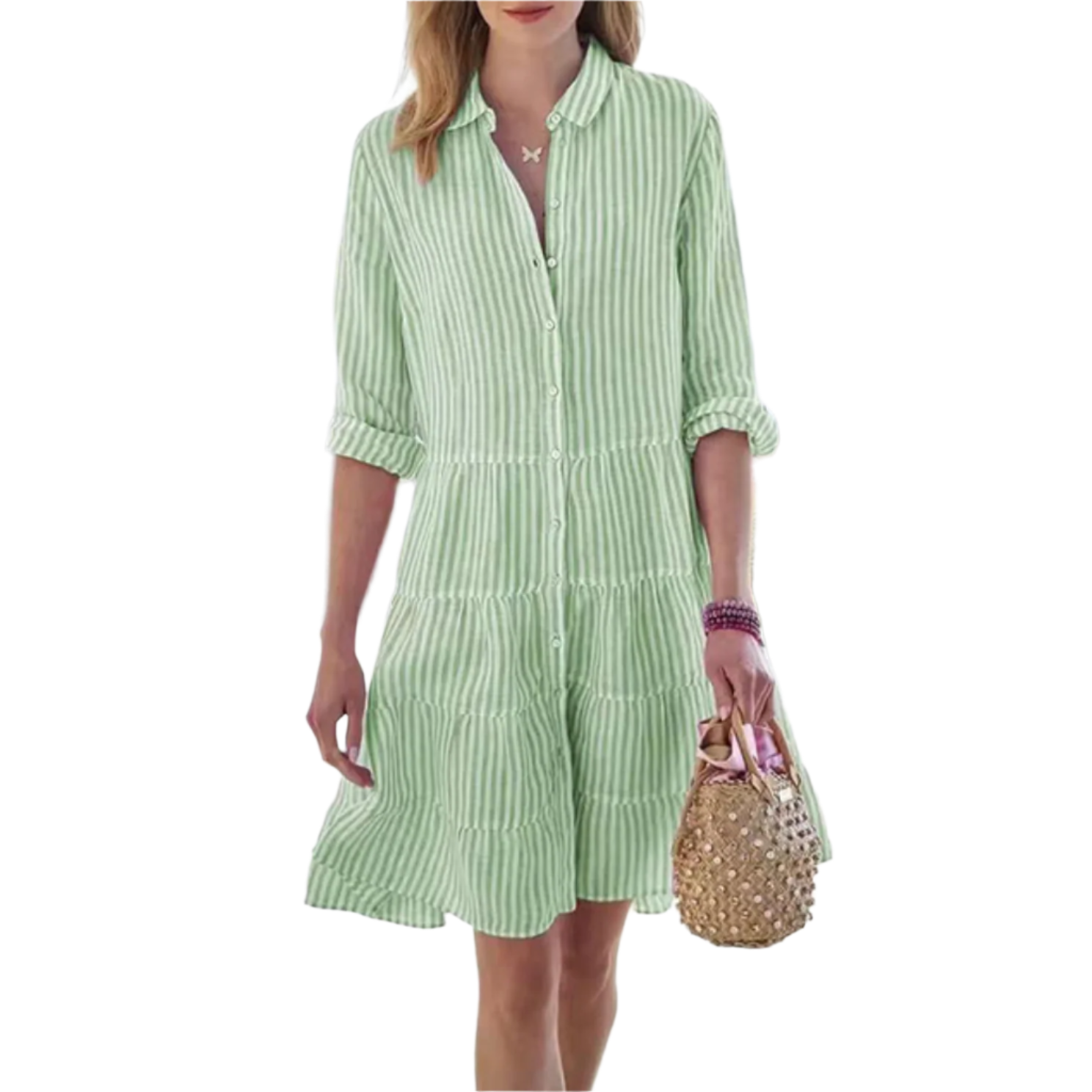 Robe d'été Femme Chic et Confortable en Tissu Léger 0