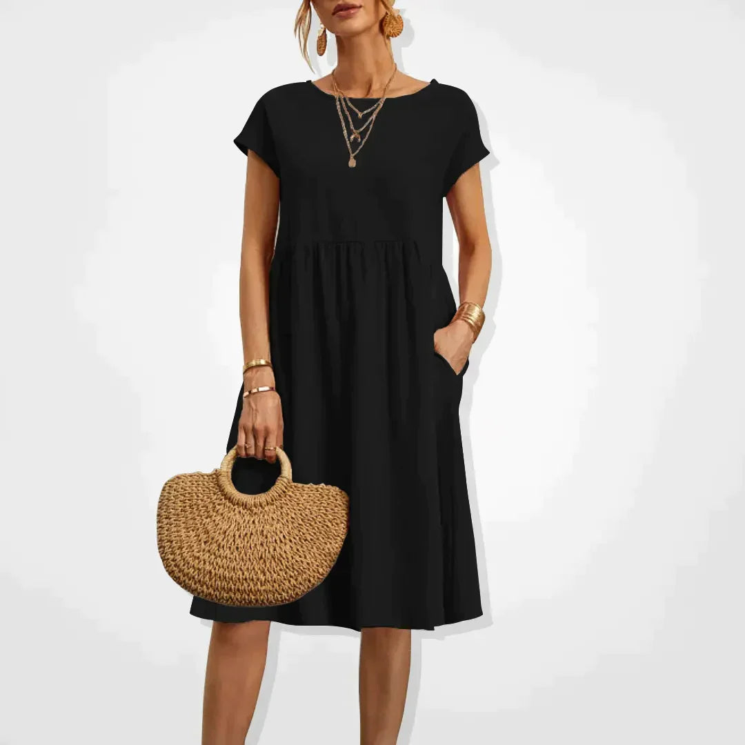 Robe d'été Femme Empire Confortable 1