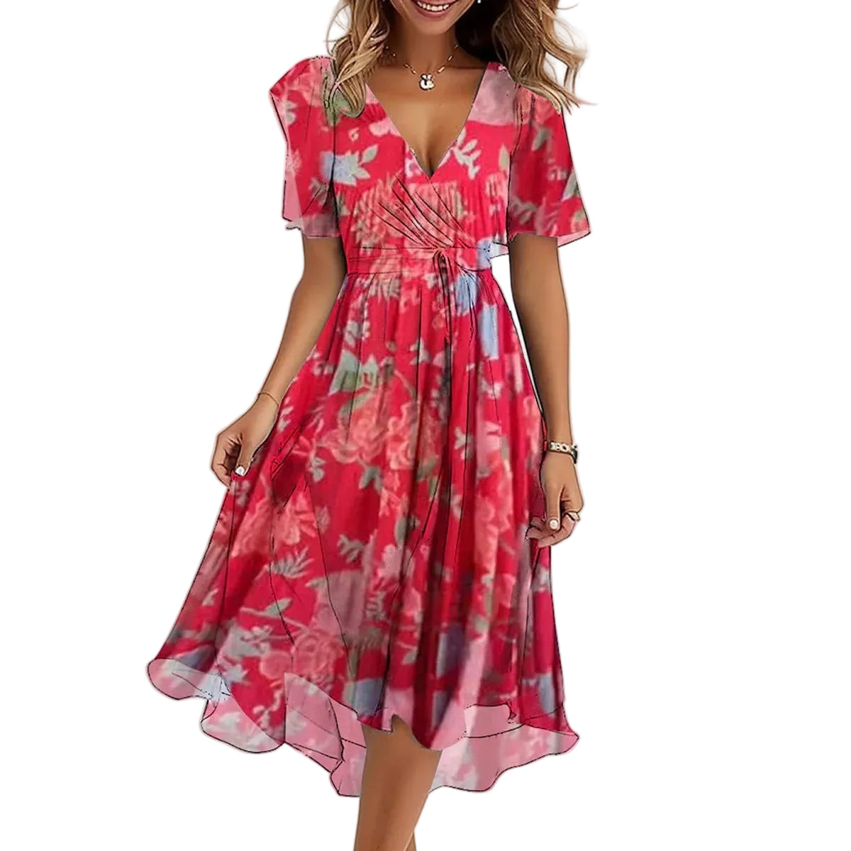 Robe d'été Femme Fluide 3