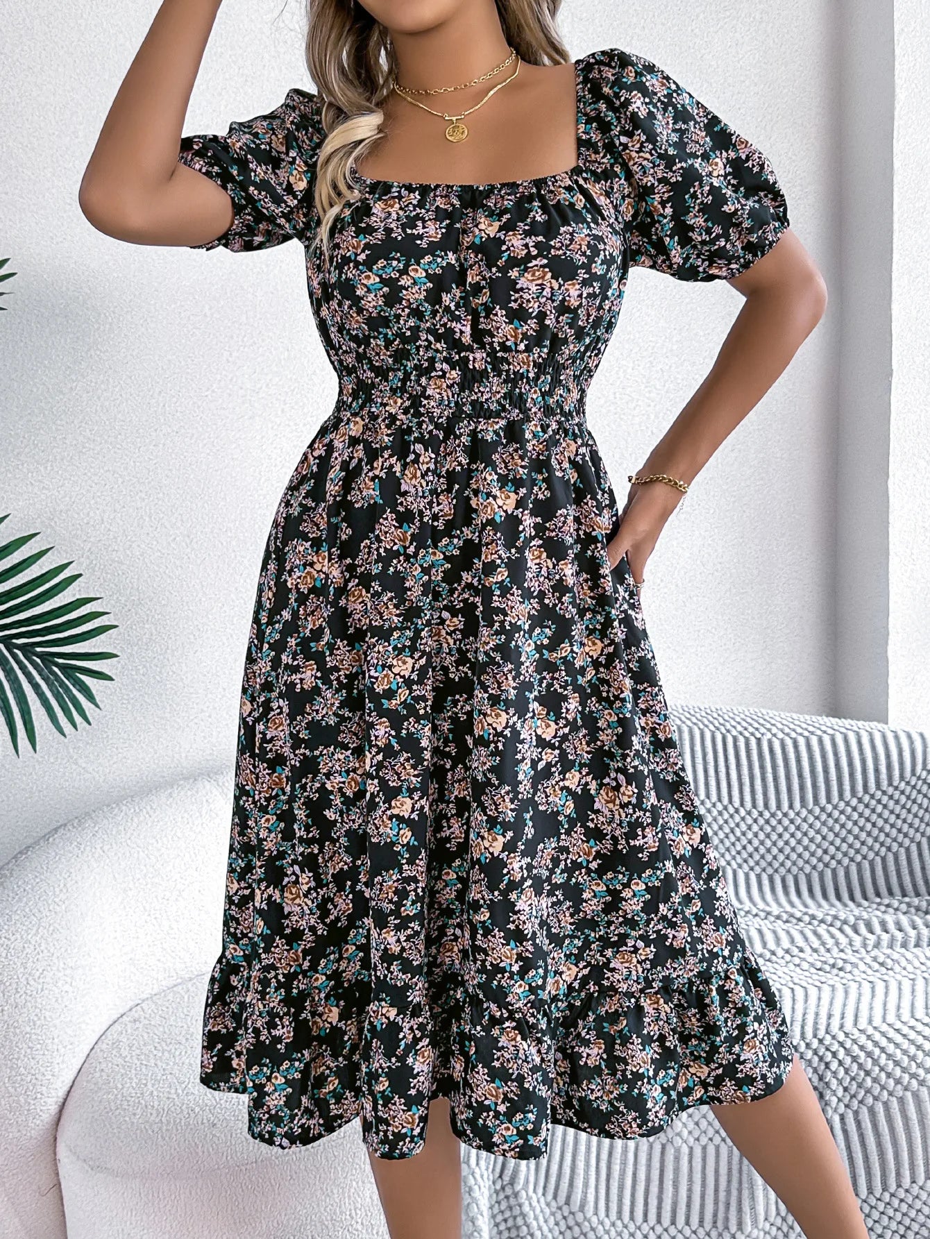 Robe d'été Femme Imprimé Floral 1