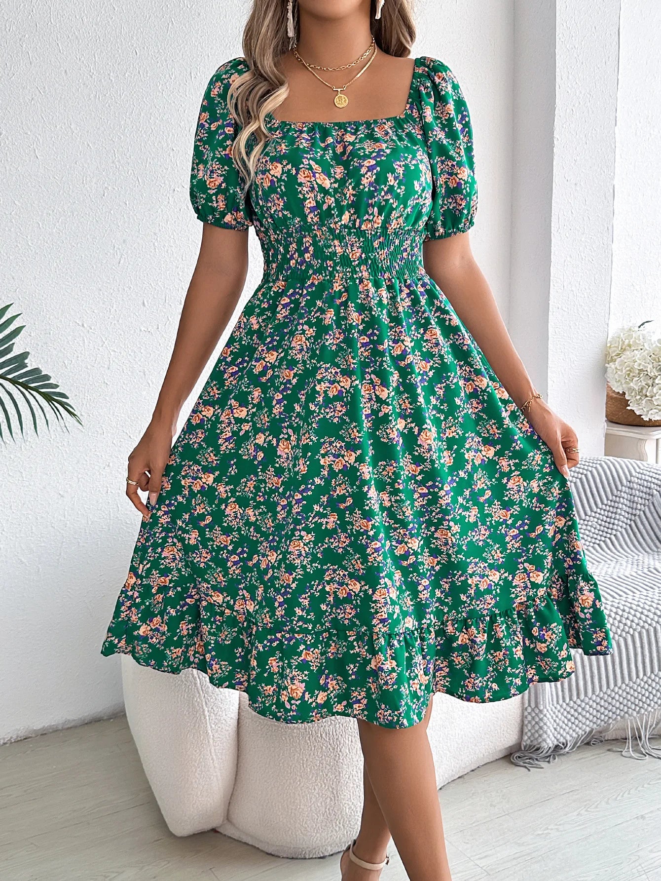 Robe d'été Femme Imprimé Floral 9