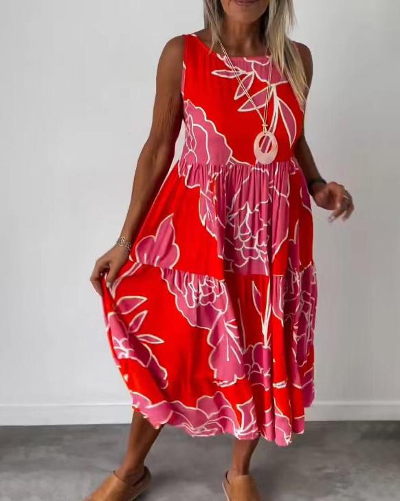 Robe d'été Femme Sans Manches Chic 6