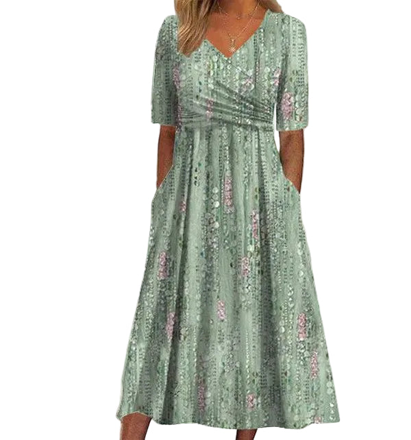 Robe d'été à fleurs pour femmes 0