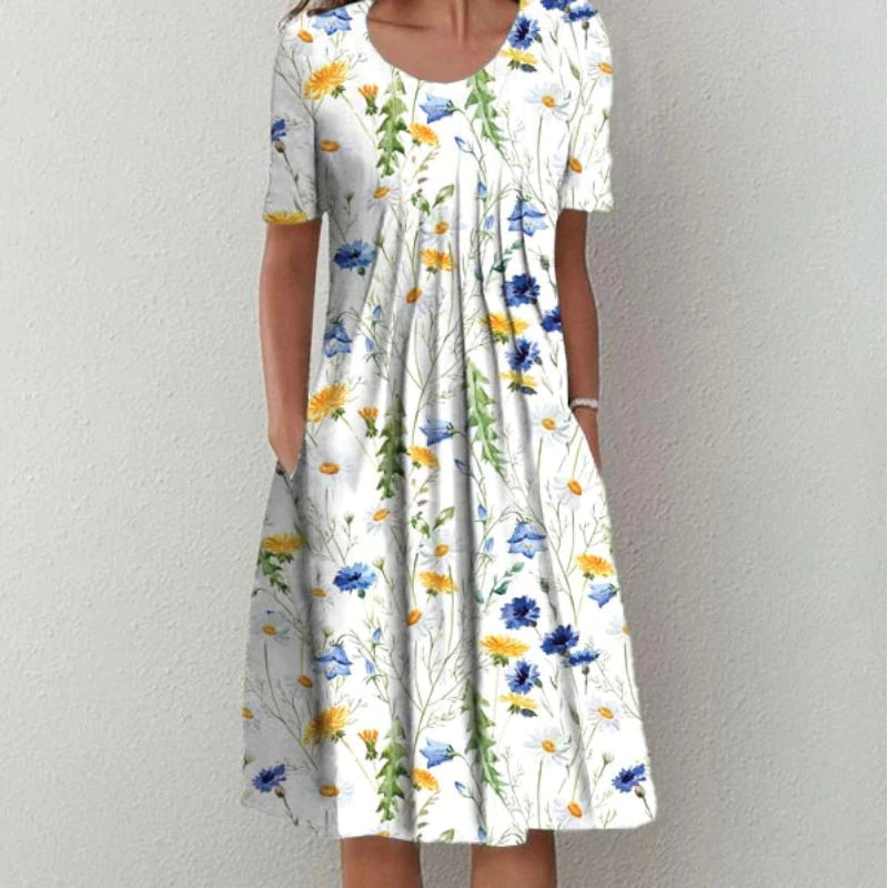 Robe d'été à fleurs pour femmes 1