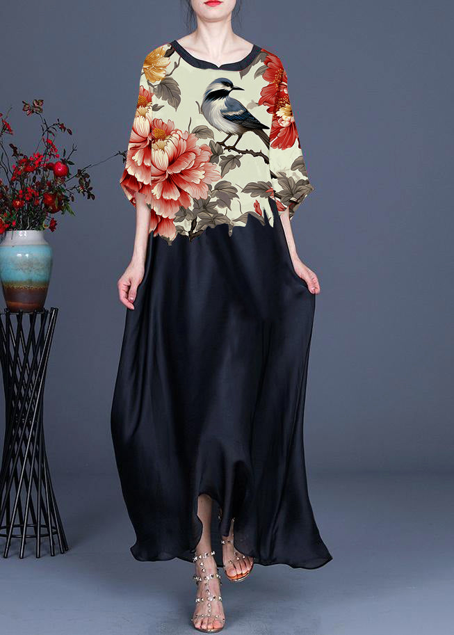 Robe d'été à imprimé rouge pour femmes en grande taille 5