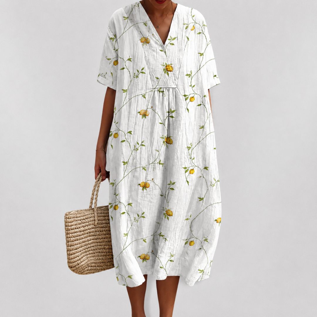 Robe d'été ample à fleurs pour femme 2