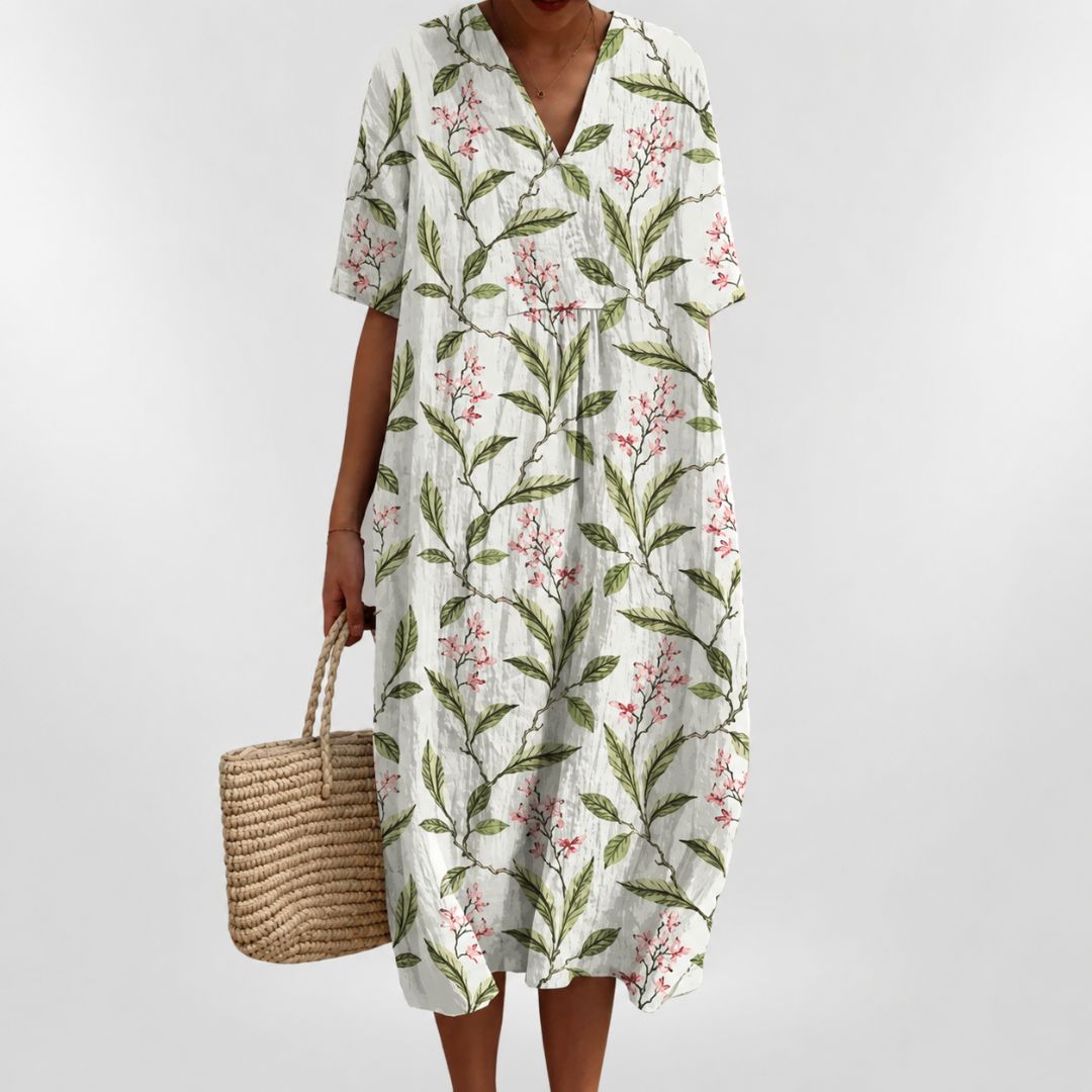 Robe d'été ample à fleurs pour femme 3
