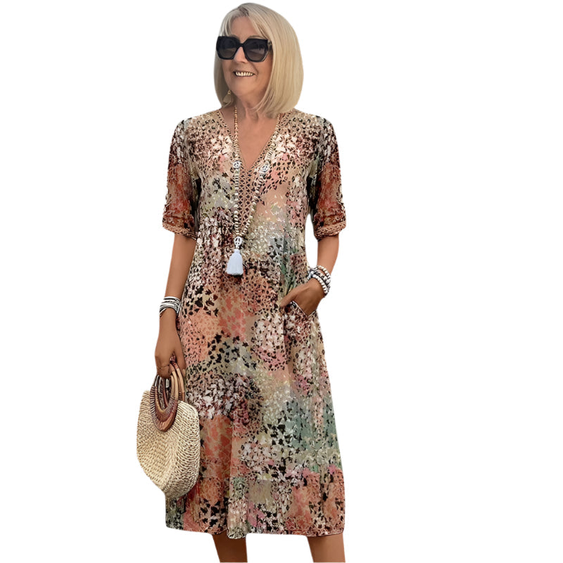 Robe d'été bohème pour femme, style décontracté et léger 0