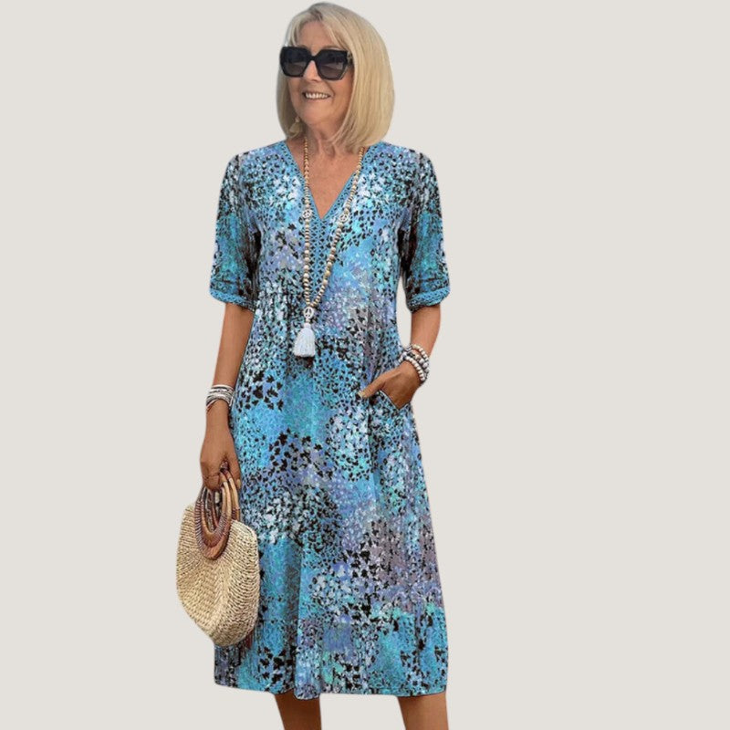 Robe d'été bohème pour femme, style décontracté et léger 1