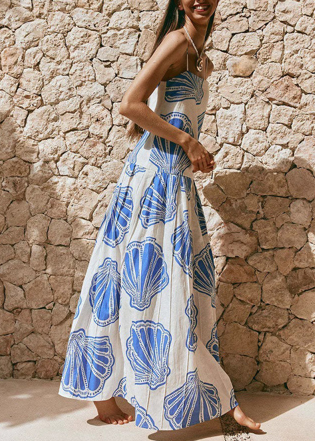 Robe d'été femme à bretelles spaghetti ample 3