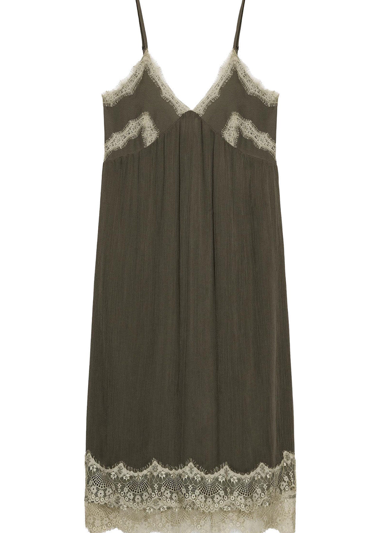 Robe d'été femme à bretelles spaghetti et col en V 2