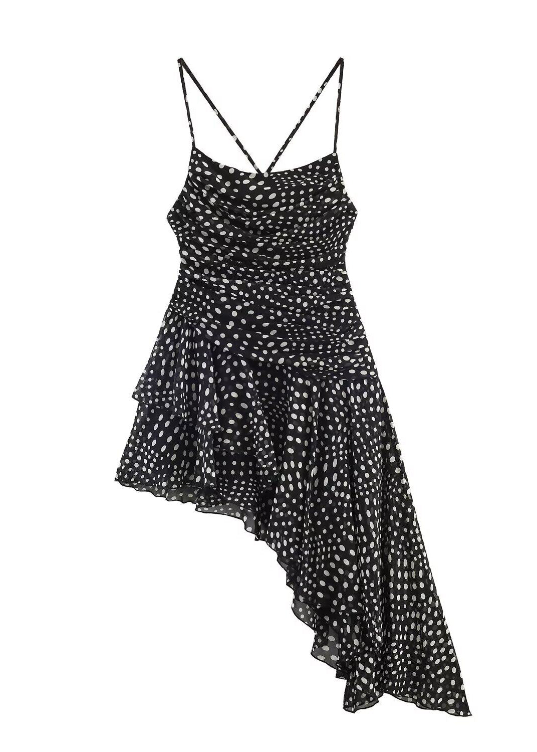 Robe d'été femme asymétrique fluide 2