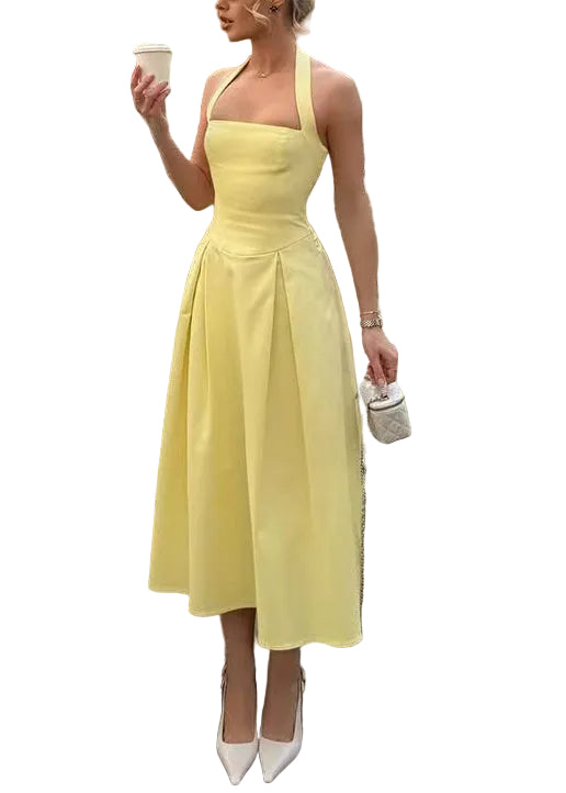 Robe d'été femme dos nu style décontracté 0