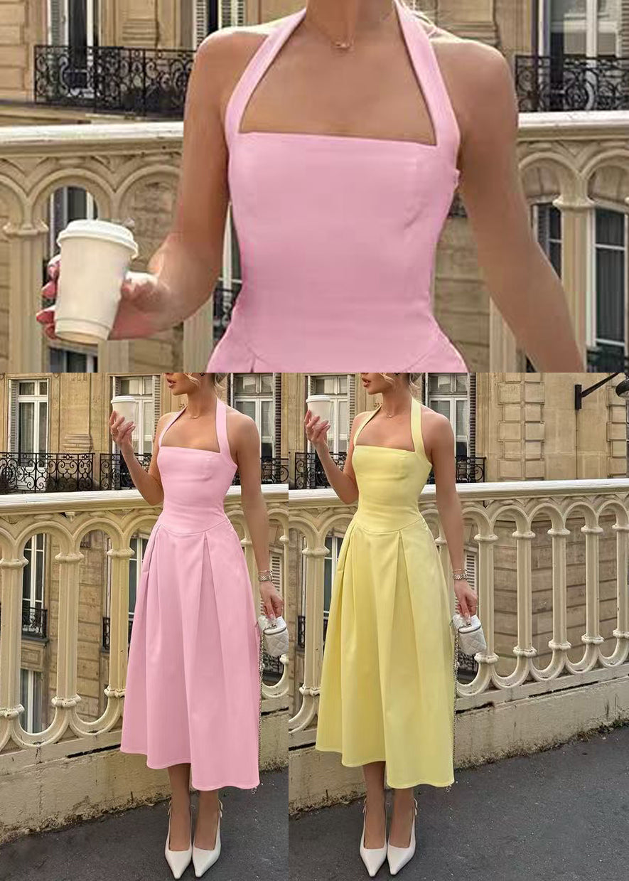 Robe d'été femme dos nu style décontracté 4