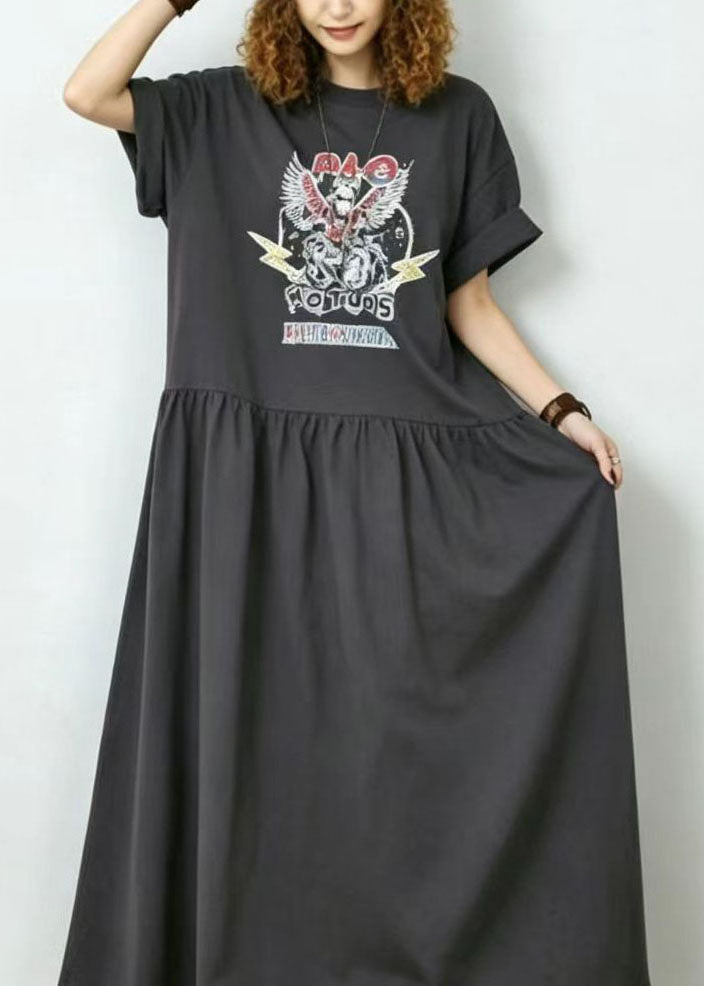 Robe d'été femme style bohème à ourlet large 3