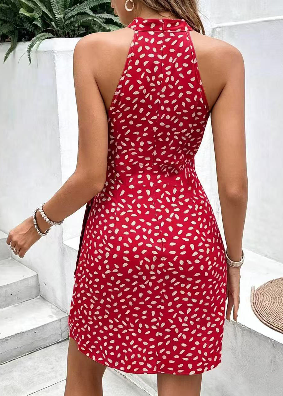Robe d'été pour femme à imprimé fluide 3