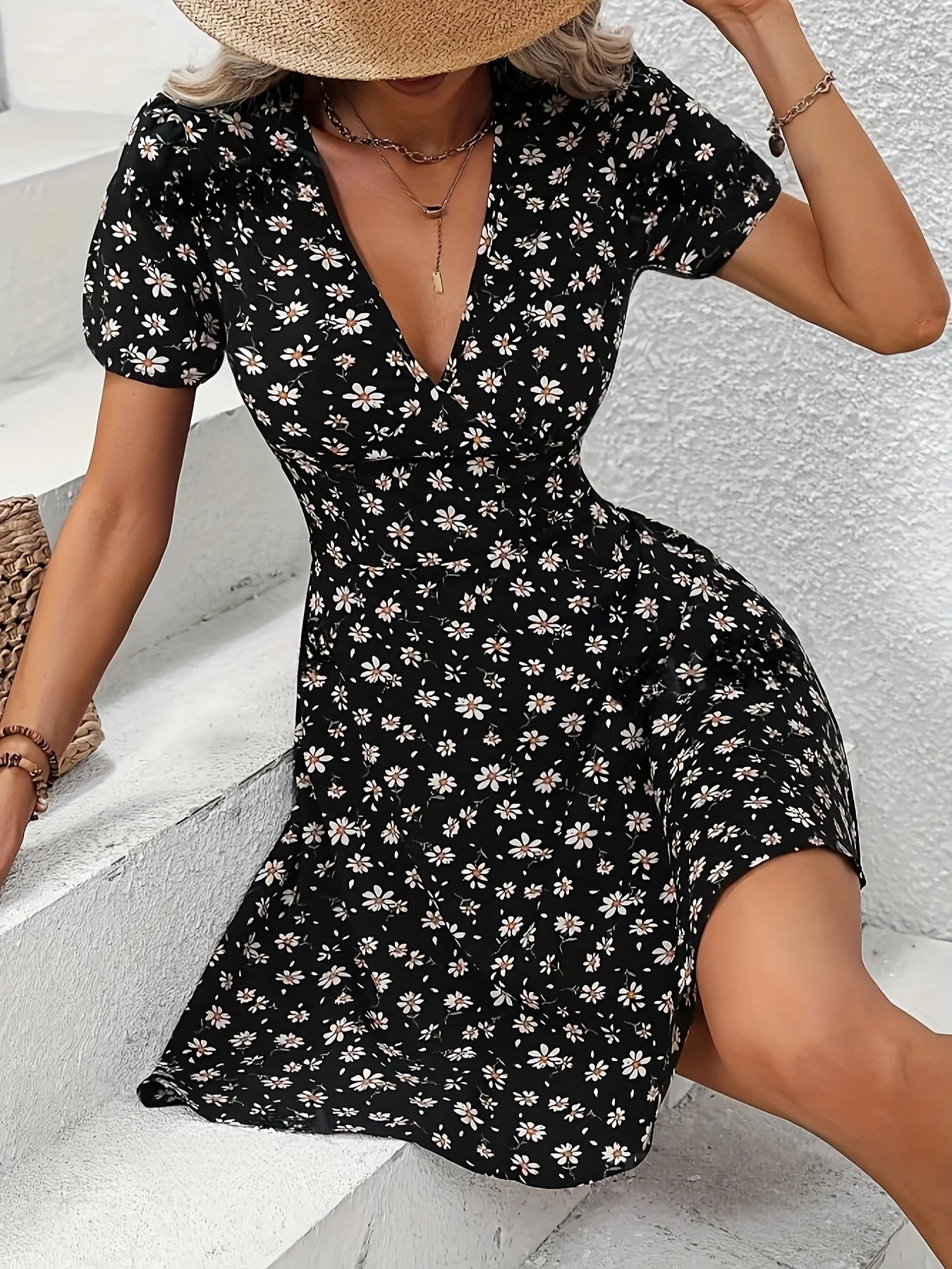 Robe d'été pour femmes à imprimé floral 5