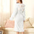 Robe de Bain à Capuche en Éponge pour Femmes - Confort Pratique et Douceur 17
