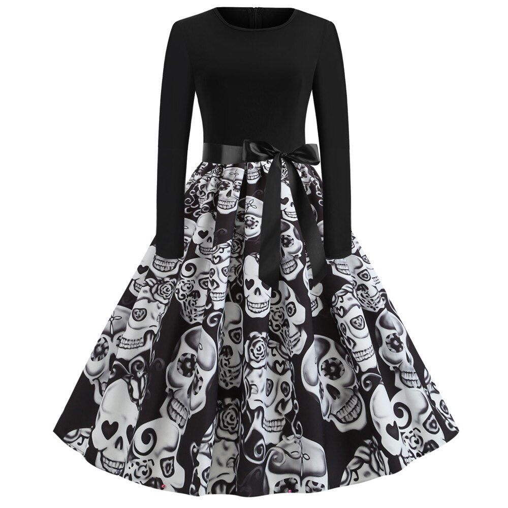 Robe de Costume Gothique à Manches Longues Tissu Doux 13