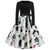 Robe de Costume Gothique à Manches Longues Tissu Doux 1