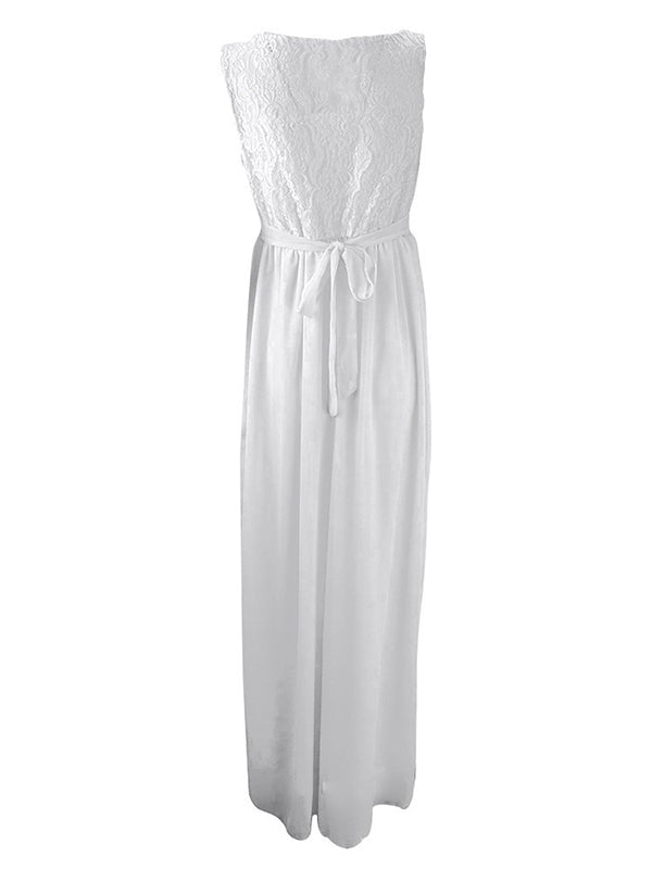 Robe de Grossesse Bohème Longue Ceinturée pour Soirée Femme Enceinte 3