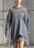 Robe de Jour Oversize en Tulle et Tricot pour Femmes 2