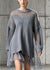 Robe de Jour Oversize en Tulle et Tricot pour Femmes 4