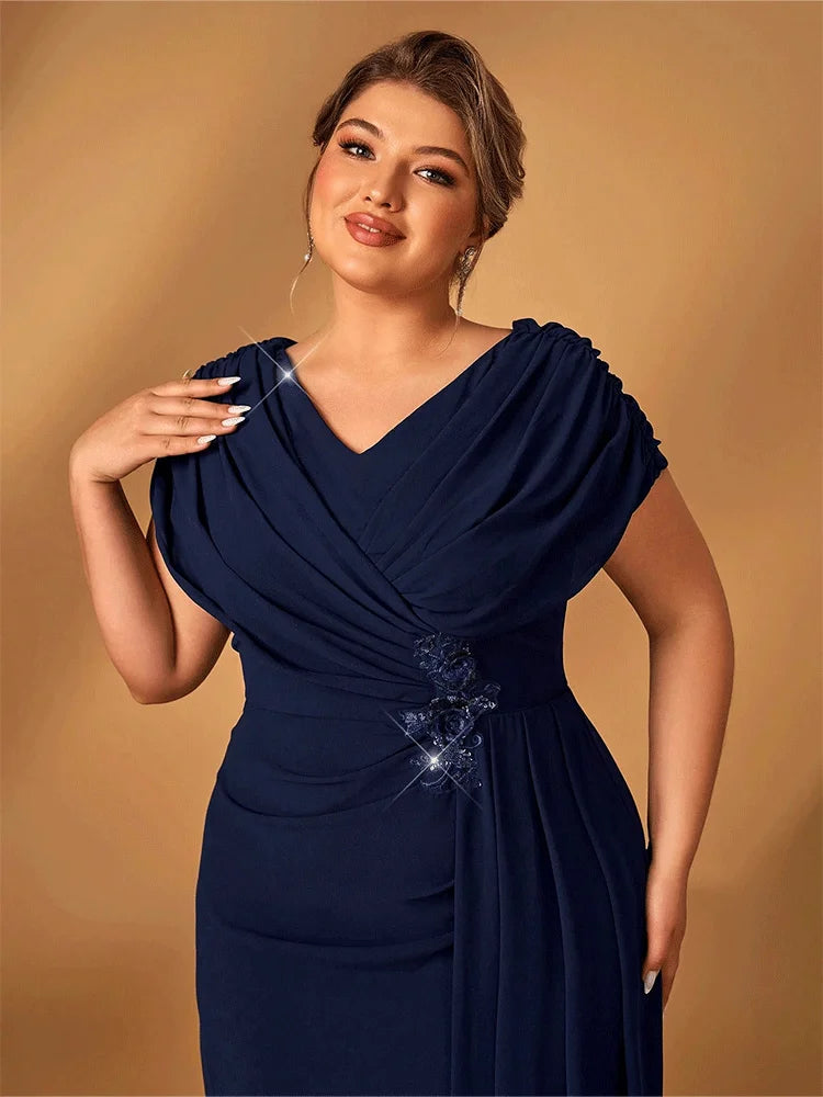 Robe de Soirée Maman Grande Taille Chic 1