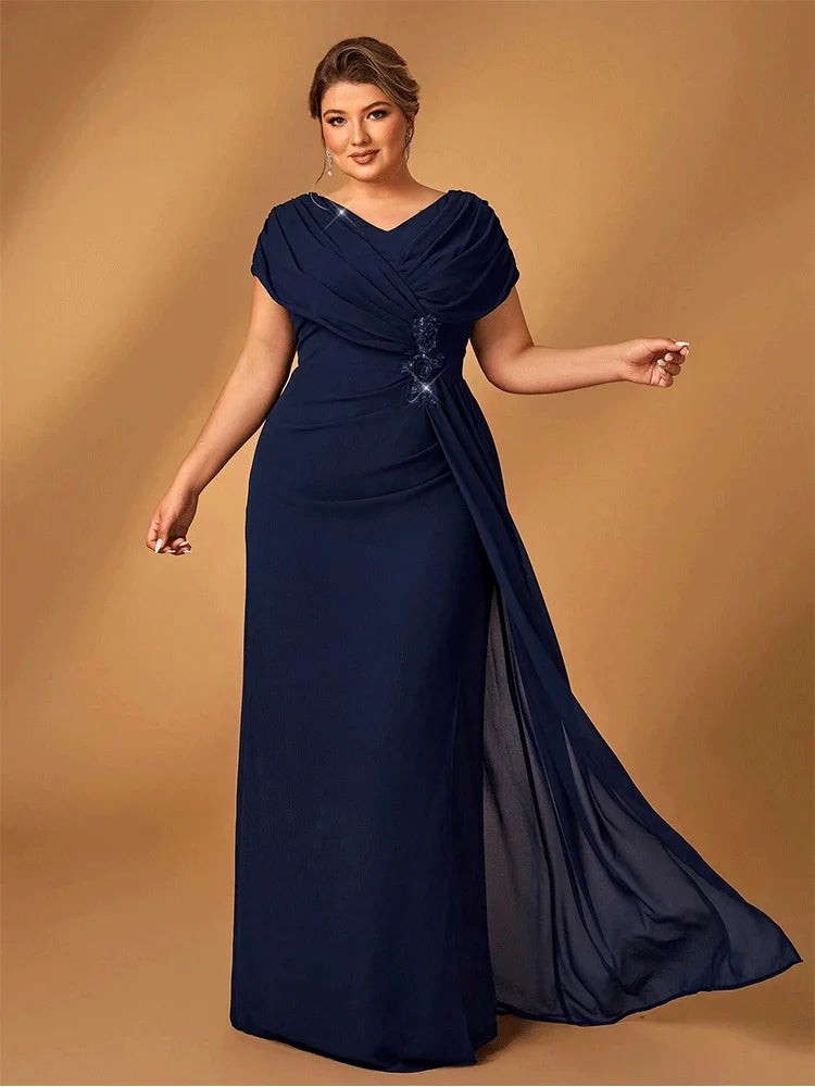 Robe de Soirée Maman Grande Taille Chic 3
