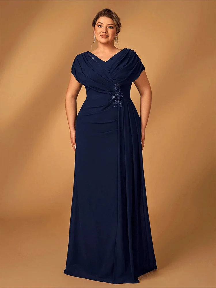 Robe de Soirée Maman Grande Taille Chic 5
