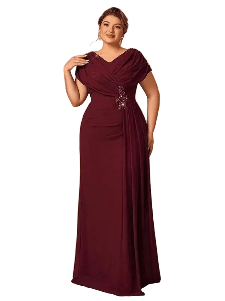 Robe de Soirée Maman Grande Taille Chic 7
