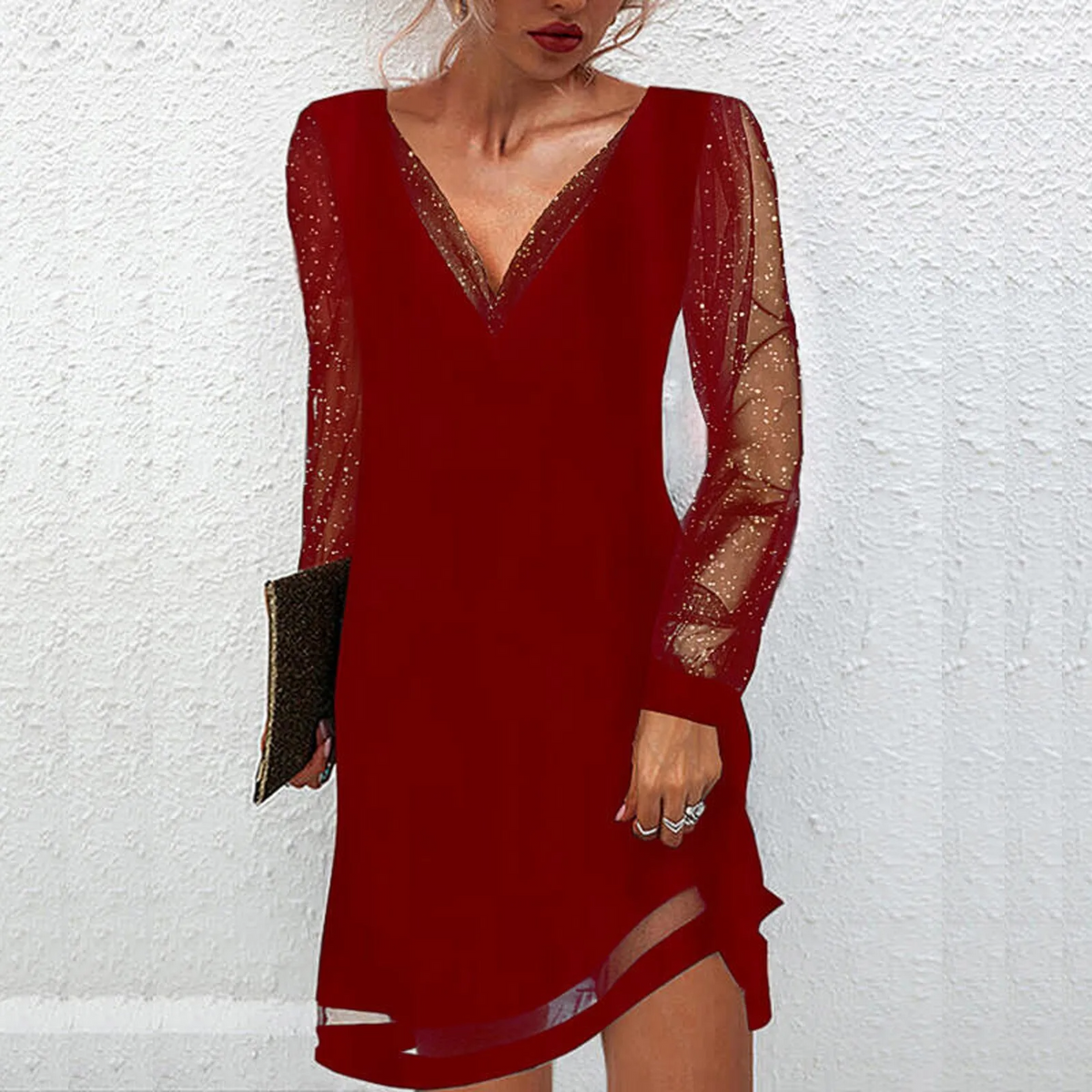 Robe de cocktail pour femme près du corps 2