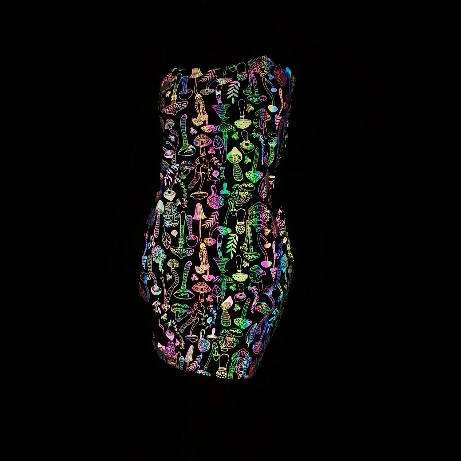 Robe de soirée à effet phosphorescent pour femme 3