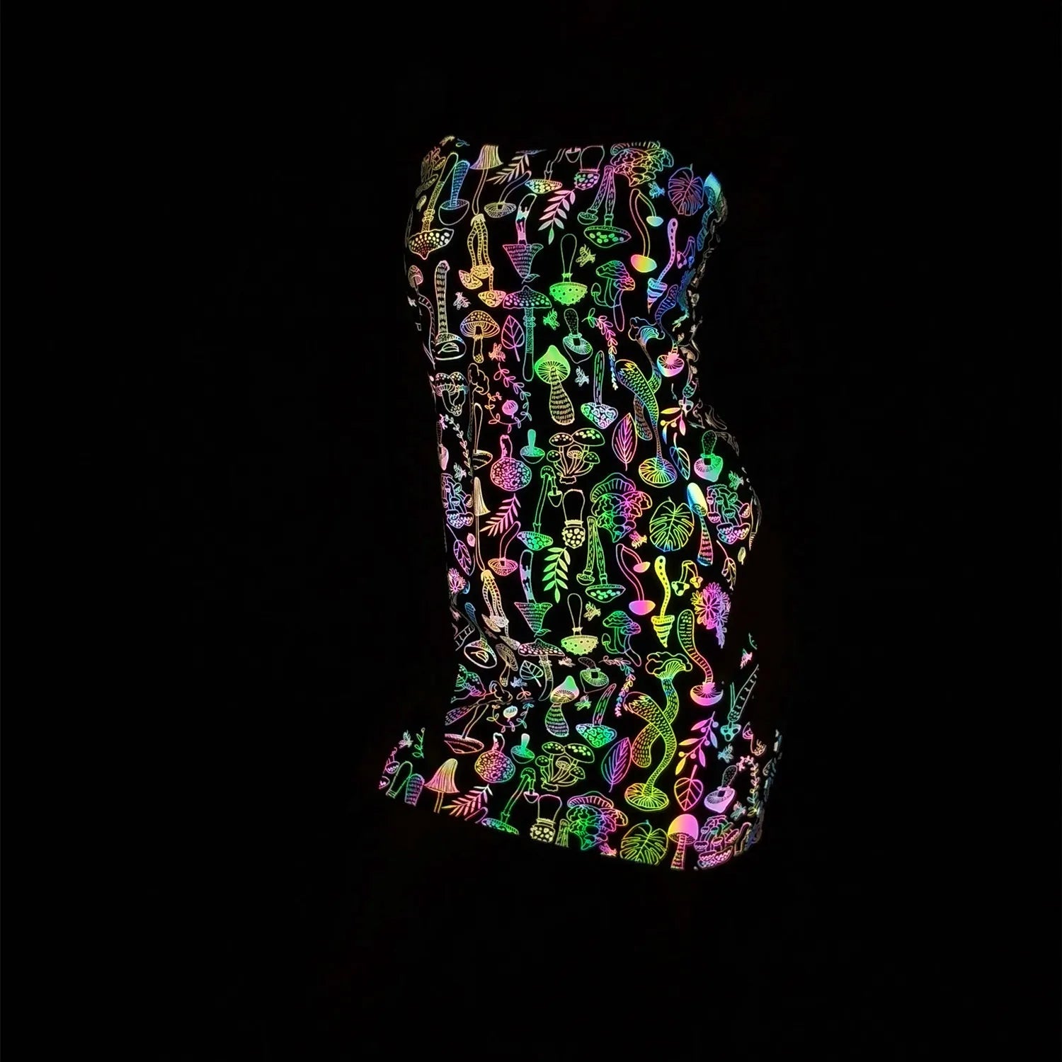 Robe de soirée à effet phosphorescent pour femme 4