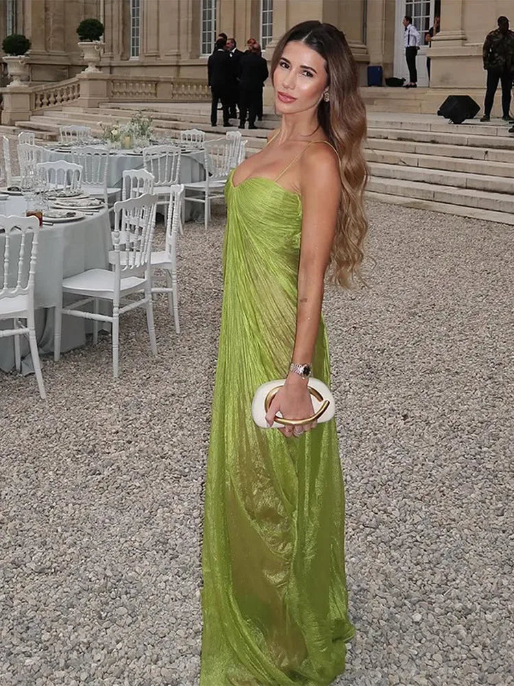 Robe de soirée longue à épaules dénudées 2