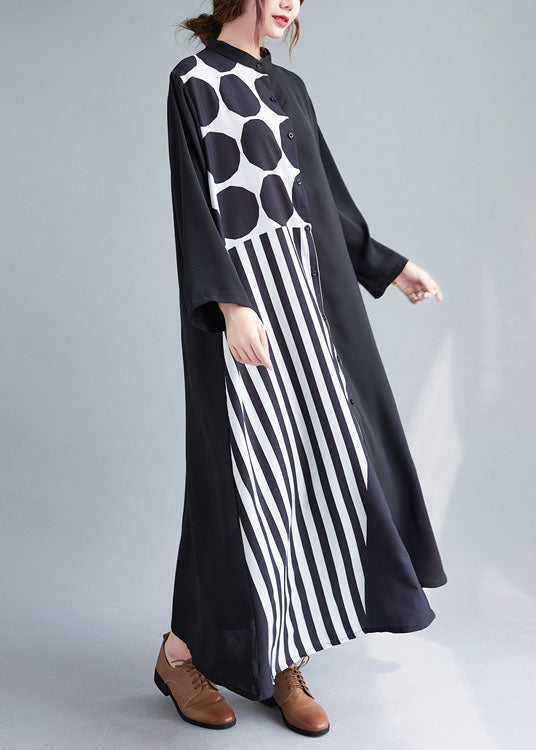 Robe de vacances imprimée pour femmes en patchwork 2