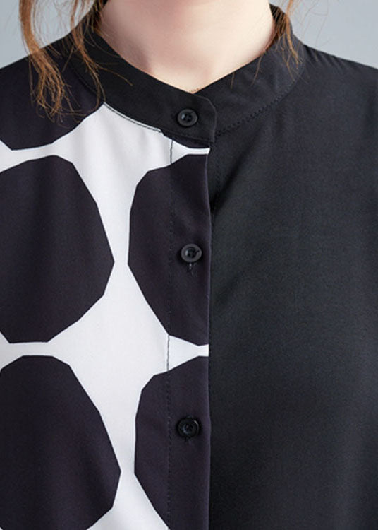 Robe de vacances imprimée pour femmes en patchwork 4