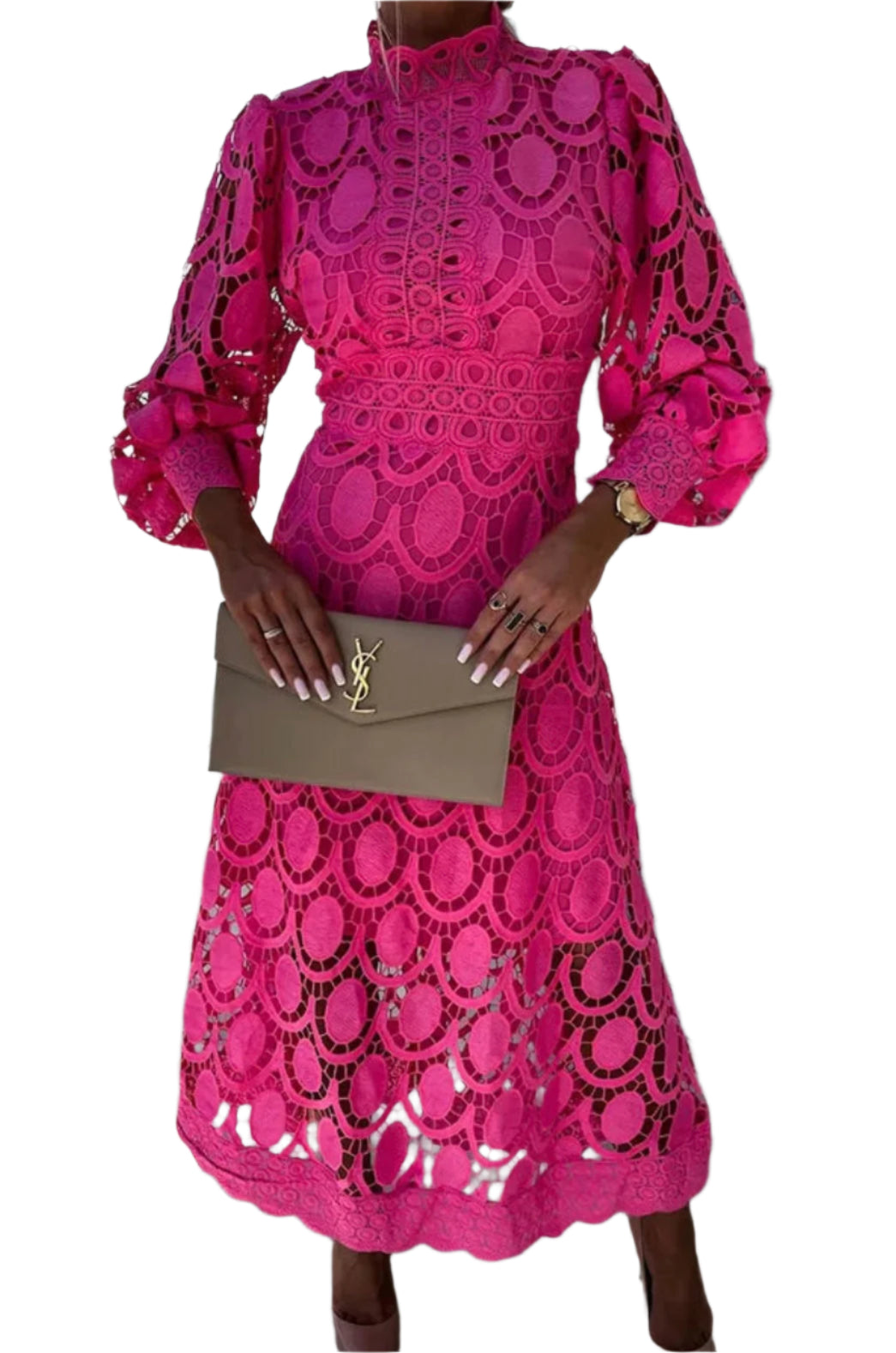 Robe en Dentelle pour Femme Style Romantique 0