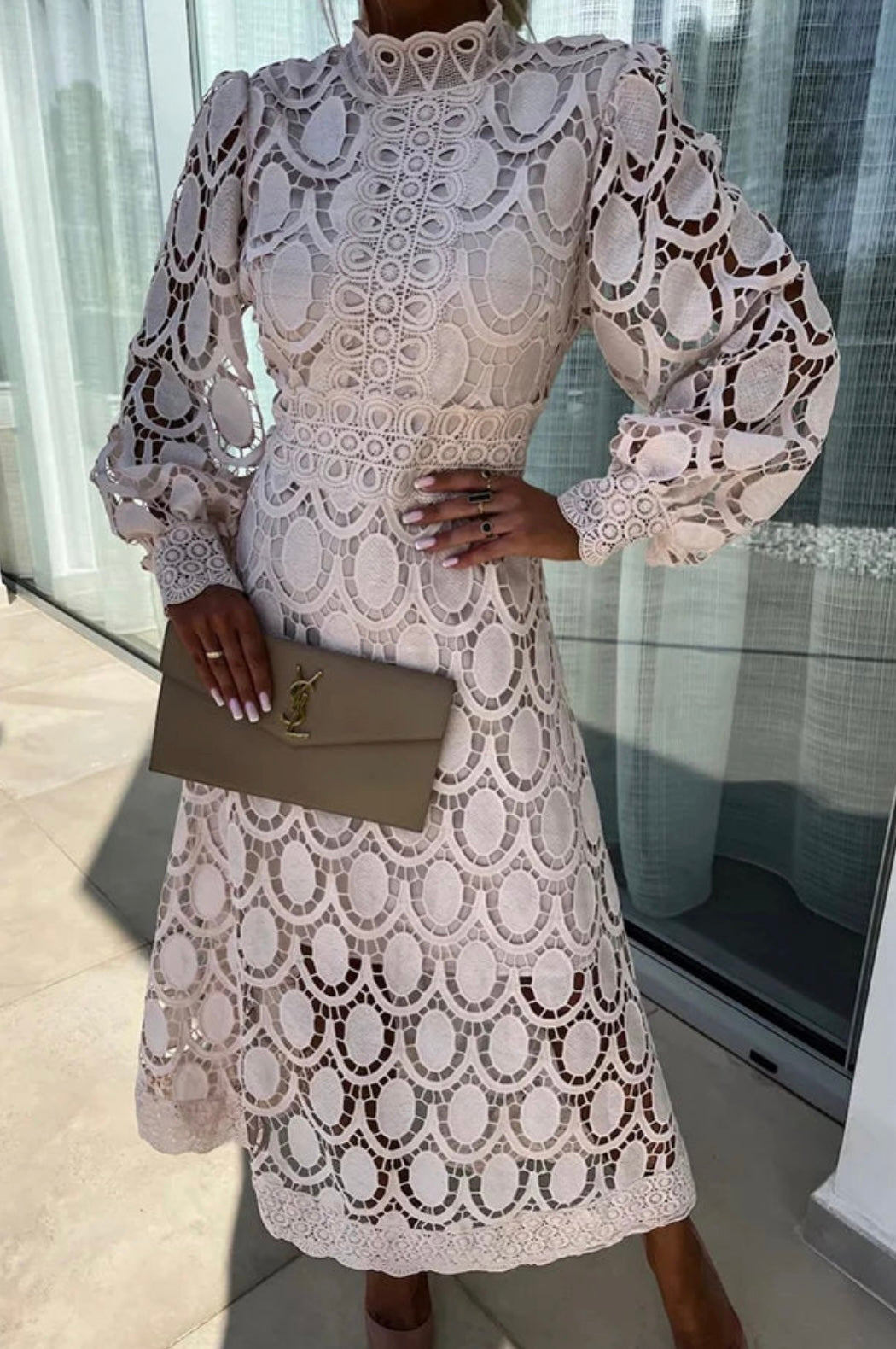 Robe en Dentelle pour Femme Style Romantique 1