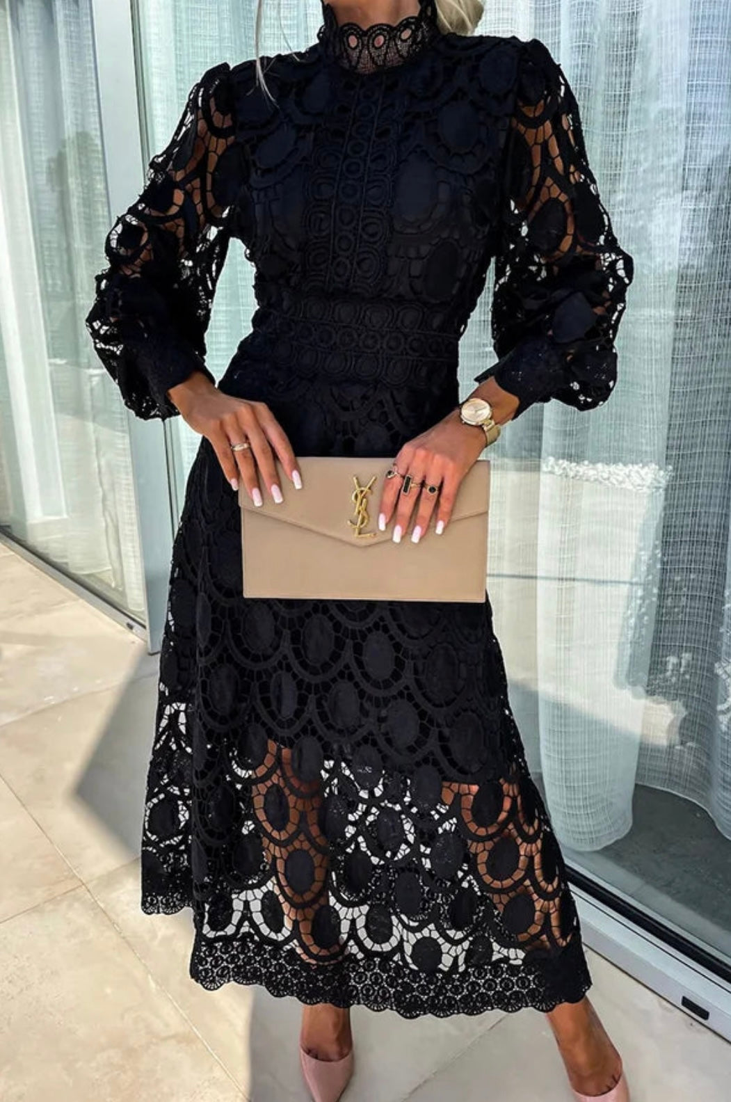 Robe en Dentelle pour Femme Style Romantique 2