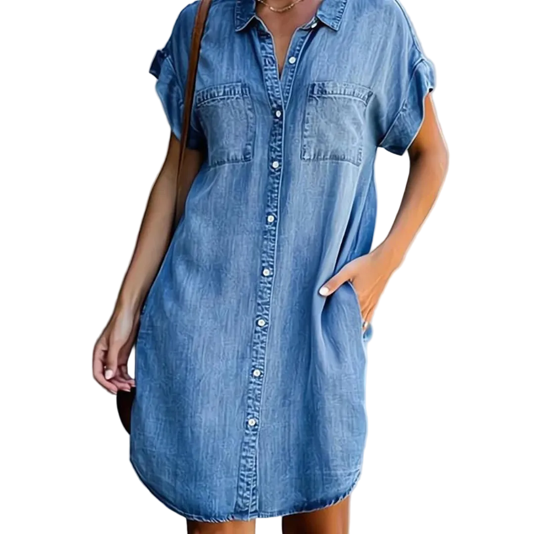 Robe en Jean Ample pour Femmes 0